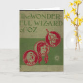 オズの魔法使いのグリーティングカード カード (黄色い花)