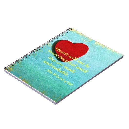 オズの魔法使いの引用文ジャーナル ノートブック (左側)