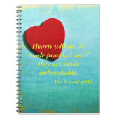 オズの魔法使いの引用文ジャーナル ノートブック (正面)