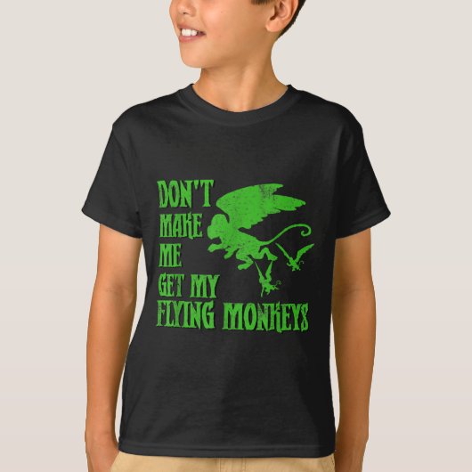 オズの魔法使いの賢者の空飛ぶ猿軍団 Tシャツ (正面)