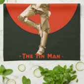 オズの魔法使いの錫の人のヴィンテージポスター1903年 キッチンタオル (折り畳み)