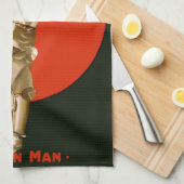 オズの魔法使いの錫の人のヴィンテージポスター1903年 キッチンタオル (四つ折り)