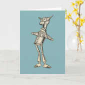 オズの魔法使いの錫の人 カード (黄色い花)