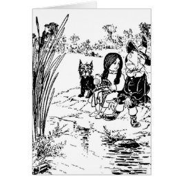 オズの魔法使いトト、ドロシーおよびかかし