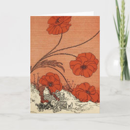 オズの魔法使いドロシーおよびケシFieのトト カード