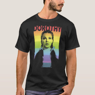 オズの魔法使いドロシープライドレインボーポスター Tシャツ
