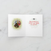 オズの魔法使いファミリーフォトクリスマスカード + あなたの写真 カード (内部)