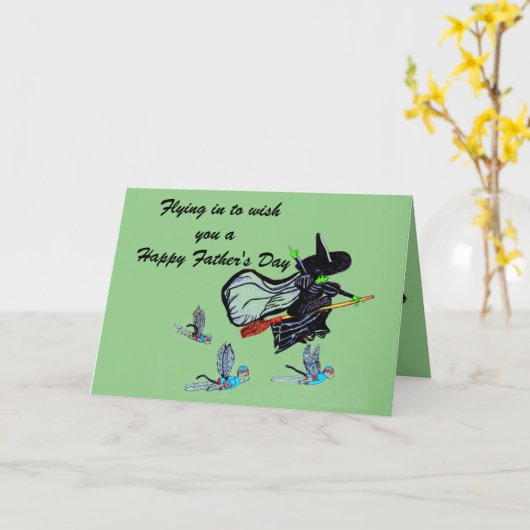 オズの魔法使い誰でも父の日カード カード (黄色い花)