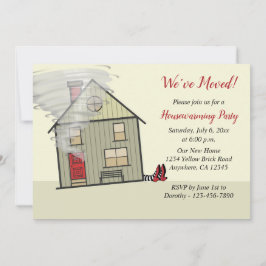 オズの魔法使い| おもしろい引っ越し祝いパーティーパーティー 招待状