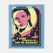 オズの魔法使い™ |カンザスにいない フリースブランケット (正面)