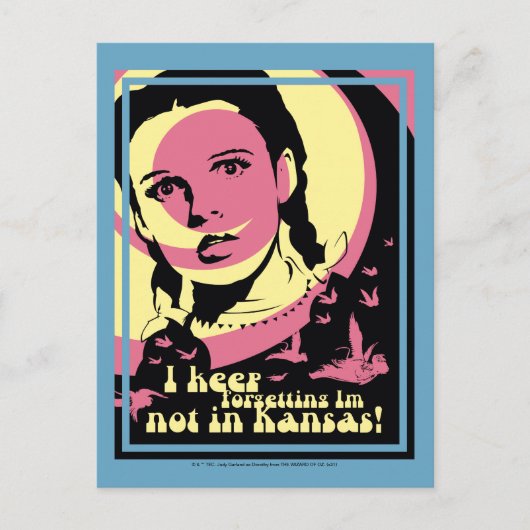 オズの魔法使い™ |カンザスにいない ポストカード (正面)