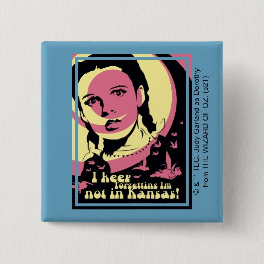 オズの魔法使い™ |カンザスにいない 缶バッジ (正面)