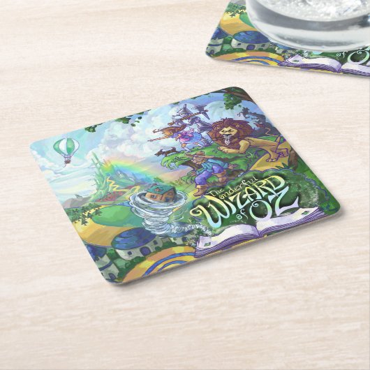 オズの魔法使い スクエアペーパーコースター (アングル)