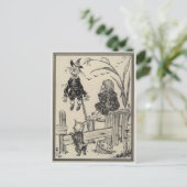 オズの魔法使い ドロシーとカカシ ポストカード (スタンド正面)