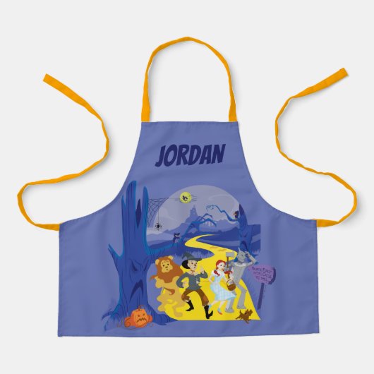 オズの魔法使い™ |ハロウィン幽霊のよく出るフォレスト エプロン (正面)