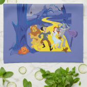 オズの魔法使い™ |ハロウィン幽霊のよく出るフォレスト キッチンタオル (折り畳み)