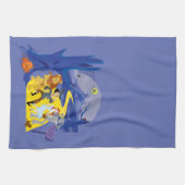 オズの魔法使い™ |ハロウィン幽霊のよく出るフォレスト キッチンタオル (横)