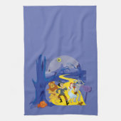 オズの魔法使い™ |ハロウィン幽霊のよく出るフォレスト キッチンタオル (縦)