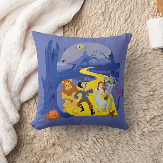 オズの魔法使い™ |ハロウィン幽霊のよく出るフォレスト クッション (ブランケット)