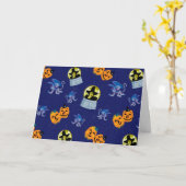 オズの魔法使い™ | ハロウィン ウィキッドウィッチ パターン カード (黄色い花)