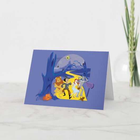 オズの魔法使い™ | ハロウィン 呪われた森 カード (正面)