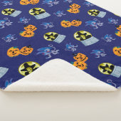 オズの魔法使い™ |ハロウィーンの邪悪な魔女のパターン シェルパブランケット (3/4)