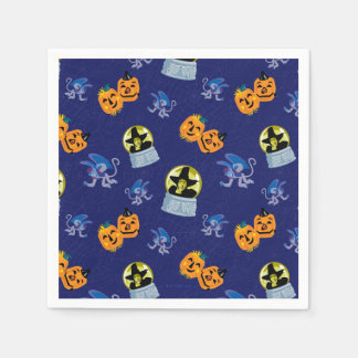 オズの魔法使い™ |ハロウィーンの邪悪な魔女のパターン スタンダードカクテルナプキン