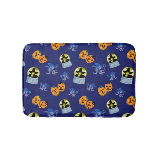 オズの魔法使い™ |ハロウィーンの邪悪な魔女のパターン バスマット (正面)