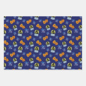 オズの魔法使い™ |ハロウィーンの邪悪な魔女のパターン ラッピングペーパーシート (正面2)