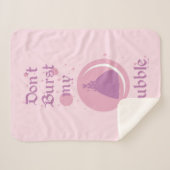 オズの魔法使い™ |バブルをバーストしない シェルパブランケット (正面(横))