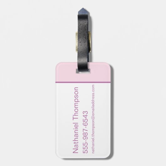 オズの魔法使い™ |バブルをバーストしない ラゲッジタグ (裏面縦)