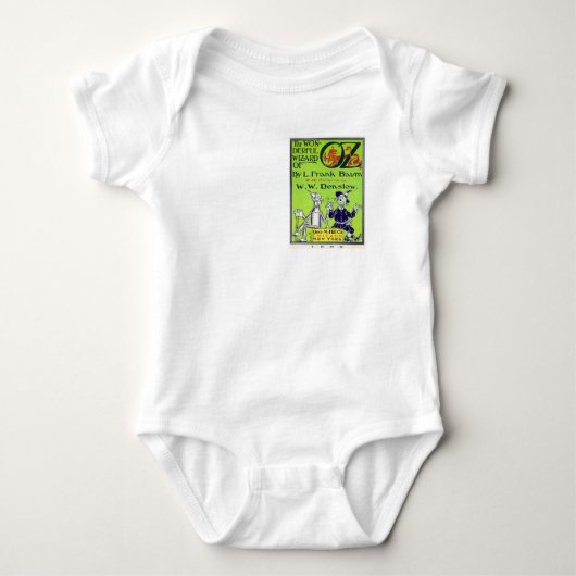 オズの魔法使い ベビーボディスーツ (正面)