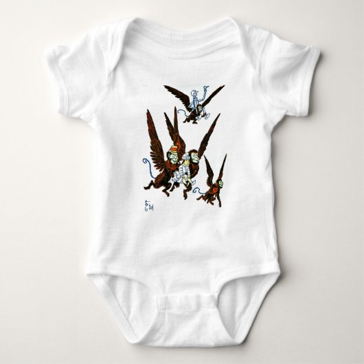 オズの魔法使い ベビーボディスーツ (正面)