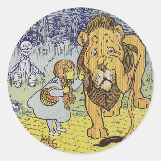 オズの魔法使い ラウンドシール (正面)