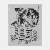 オズの魔法使い™ |小さな犬も フリースブランケット (正面)