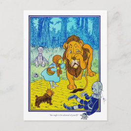 オズの魔法使い：恥ずかしい！ ポストカード