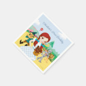 オズの魔法使い™ |最初の誕生日 スタンダードカクテルナプキン (角)