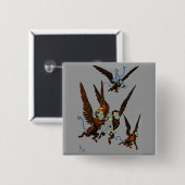 オズの魔法使い 缶バッジ (正面&裏面)