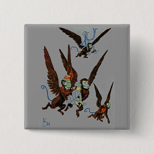 オズの魔法使い 缶バッジ (正面)