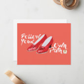 オズの魔法使い™ |自後を追分のパス ノートカード (正面/裏面インサイチュ)