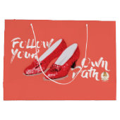 オズの魔法使い™ |自後を追分のパス ラージペーパーバッグ (裏面)