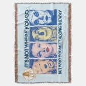 オズの魔法使い™ |途中で誰に会うか スローブランケット (正面縦)