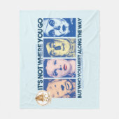 オズの魔法使い™ |途中で誰に会うか フリースブランケット (正面)