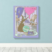 オズの魔法使い™ |邪悪な魔女ストーリーブック™ キャンバスプリント (インサイチュ (ウッドフロア))