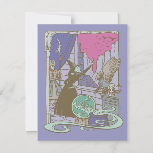 オズの魔法使い™ |邪悪な魔女ストーリーブック™ ノートカード (正面)