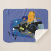 オズの魔法使い™ |邪悪な魔女 シェルパブランケット (正面(横))