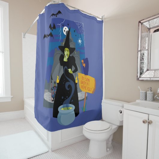 オズの魔法使い™ |邪悪な魔女 シャワーカーテン (インサイチュ)