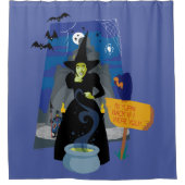 オズの魔法使い™ |邪悪な魔女 シャワーカーテン (正面)