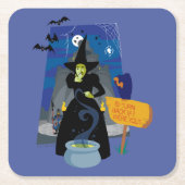 オズの魔法使い™ |邪悪な魔女 スクエアペーパーコースター (正面)