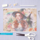 オズの魔法使い – 邪悪な魔女 – ドロシー – デコパージュ 薄葉紙 (クラフト)